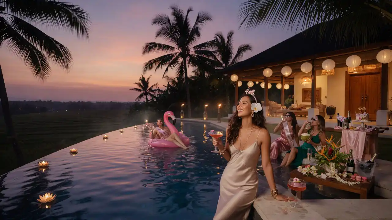 Inside VVIP bachelorette party in Bali