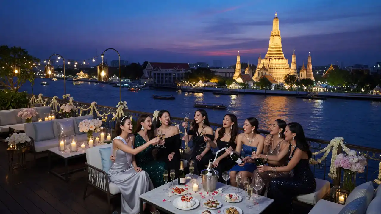 Inside VVIP bachelorette party in Bangkok