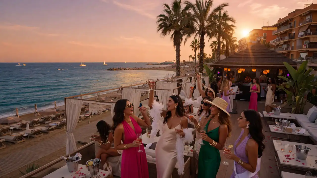 Inside VVIP bachelorette party in Barcelona
