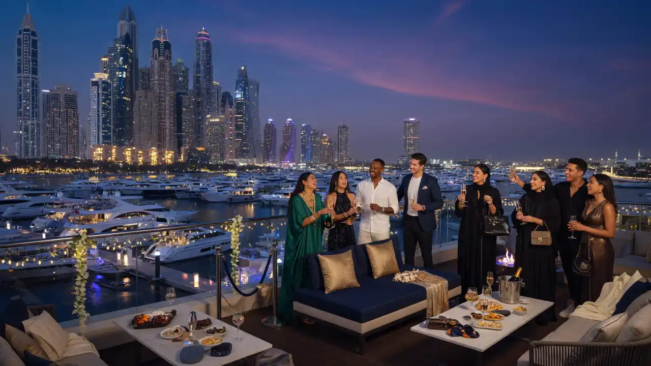 Inside VVIP group travel party in Dubai