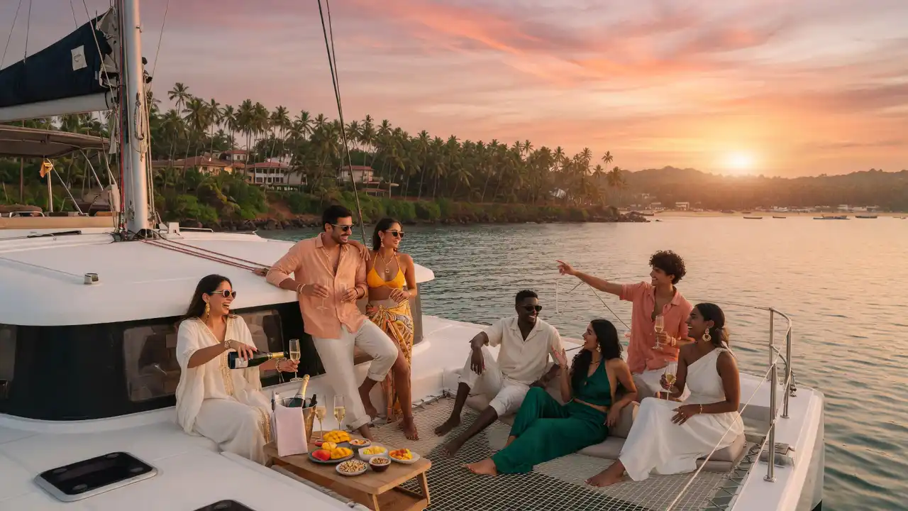 Inside VVIP group travel party in Goa