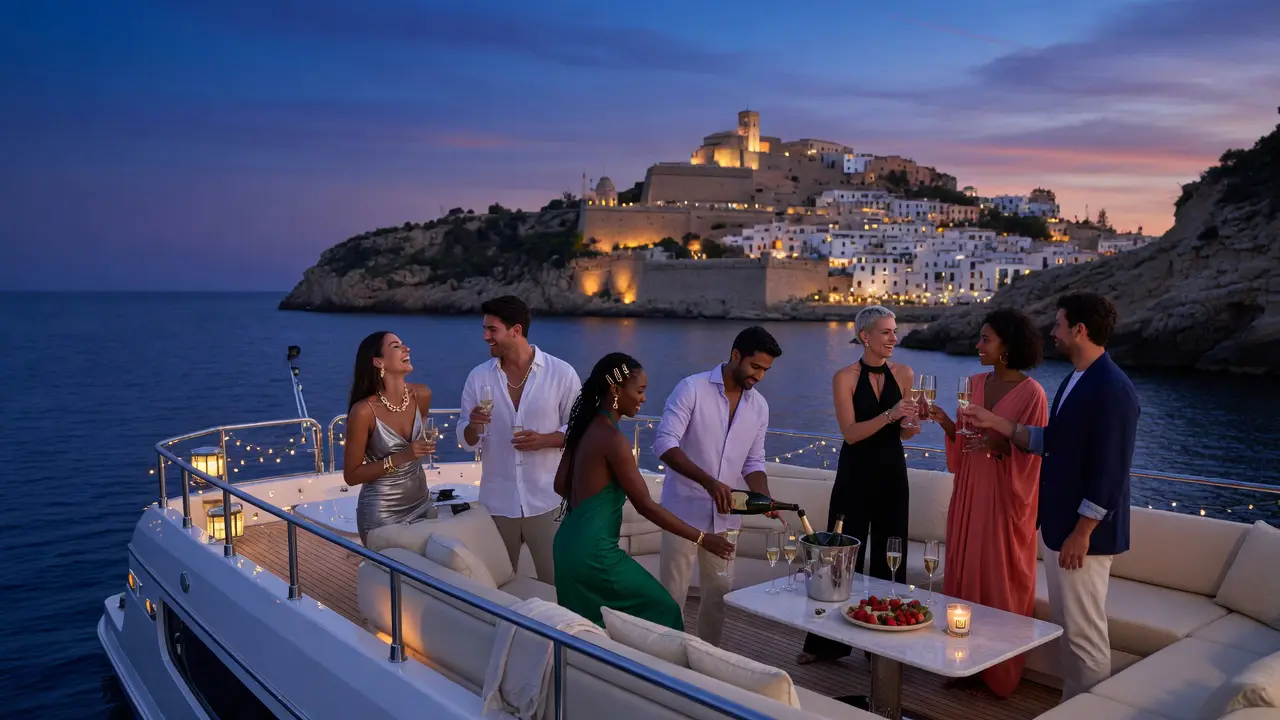 Inside VVIP group travel party in Ibiza