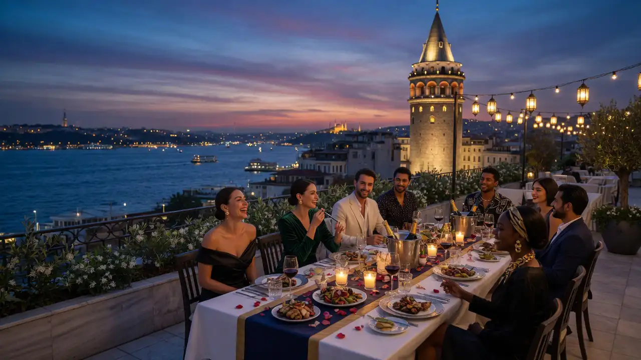 Inside VVIP group travel party in Istanbul