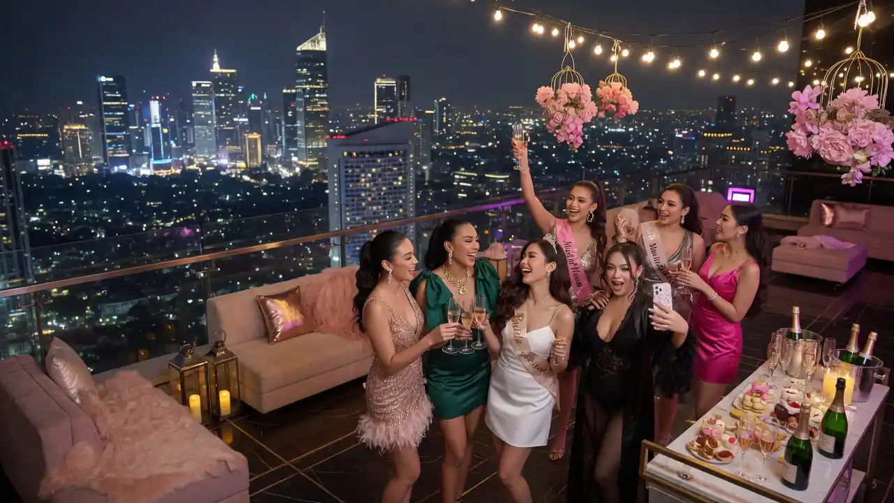 Inside VVIP bachelorette party in Jakarta