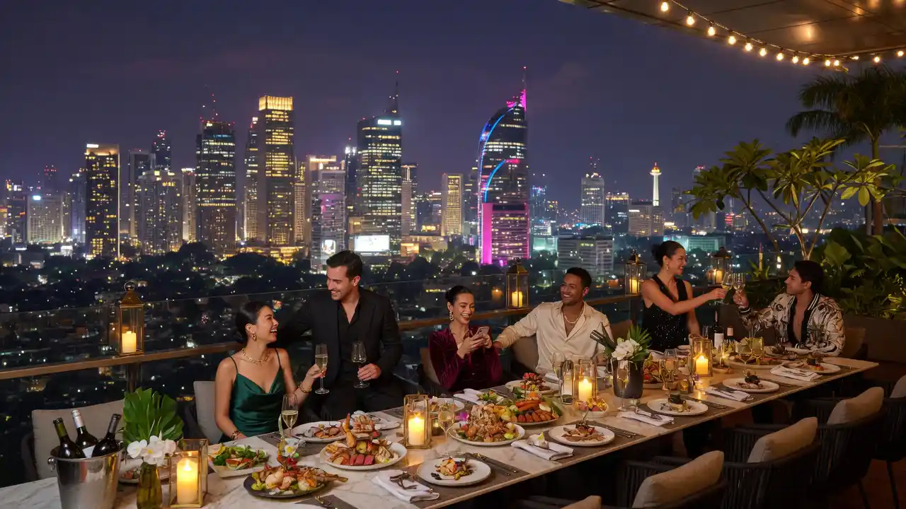 Inside VVIP group travel party in Jakarta