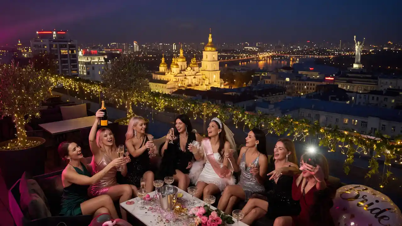 Inside VVIP bachelorette party in Kiev