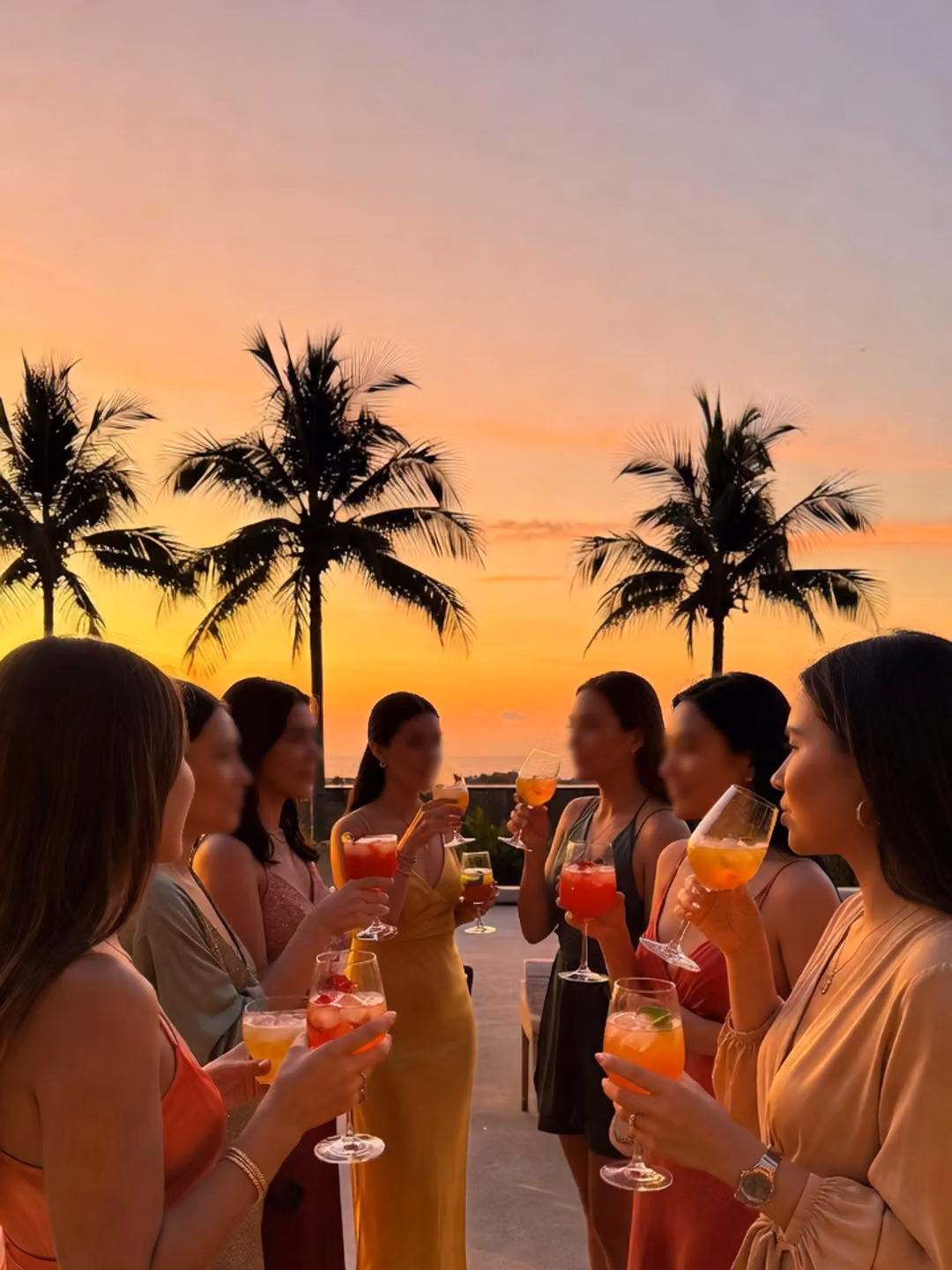 Koh Samui bachelorette rooftop party package