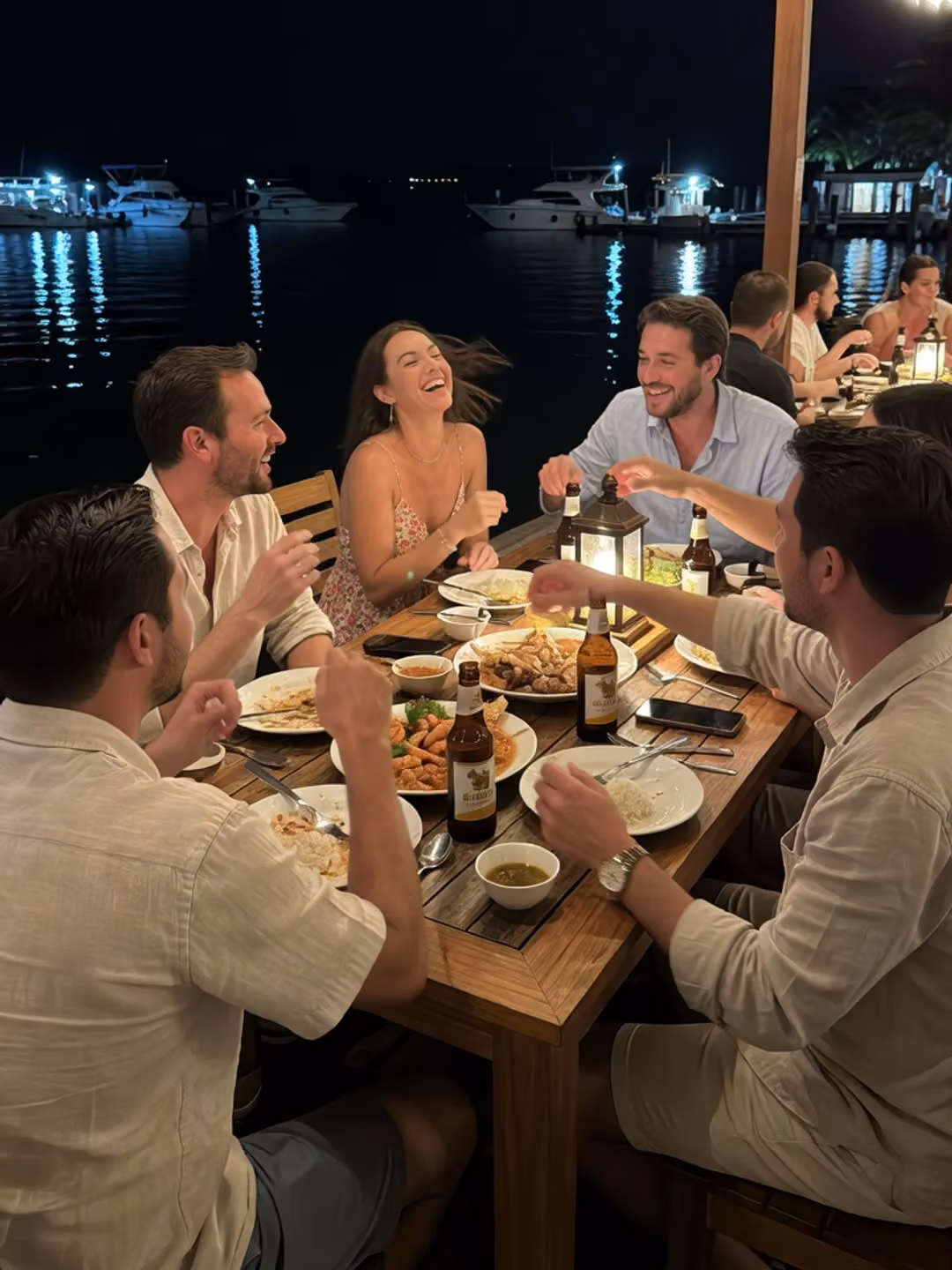 Koh Samui group travel models dinner package