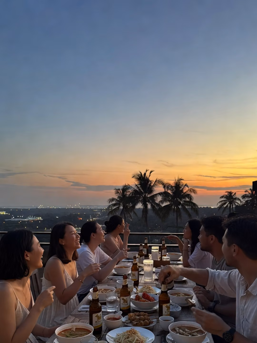 Koh Samui group travel rooftop party package