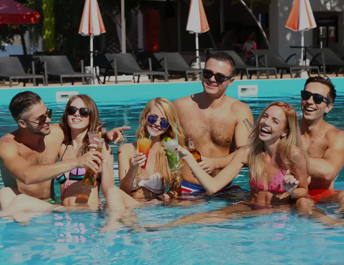 Lisbon group travel pool party package