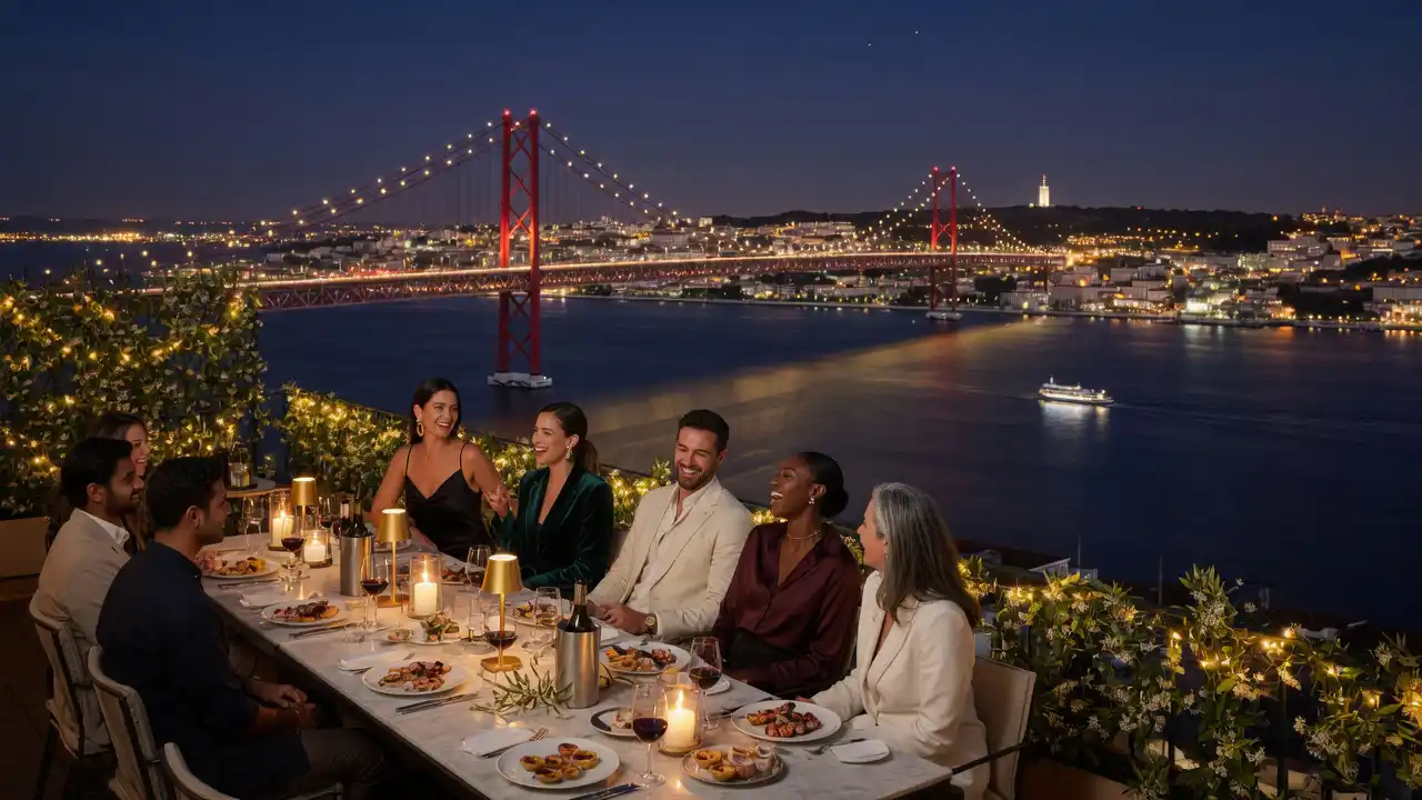 Inside VVIP group travel party in Lisbon