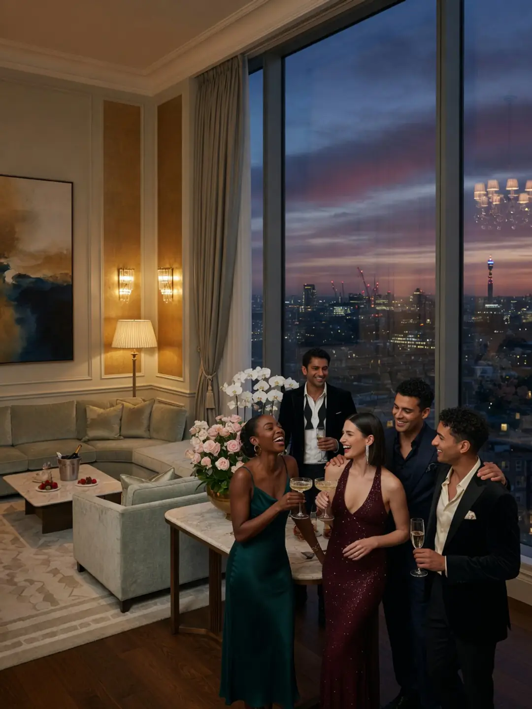 London bachelor hotel suite package