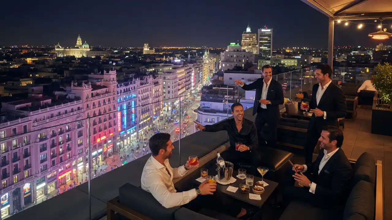 Inside VVIP bachelor party in Madrid