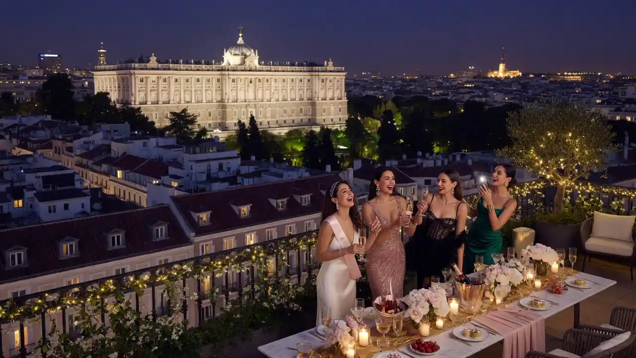 Inside VVIP bachelorette party in Madrid