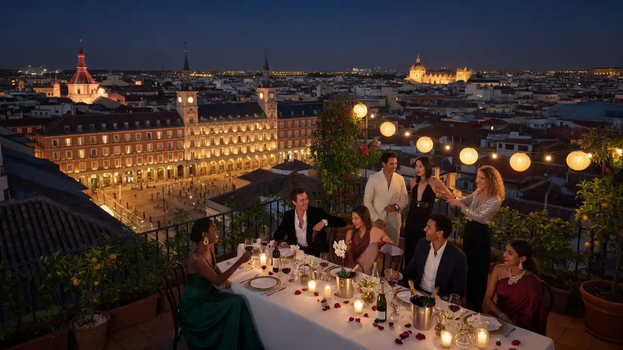 Inside VVIP group travel party in Madrid