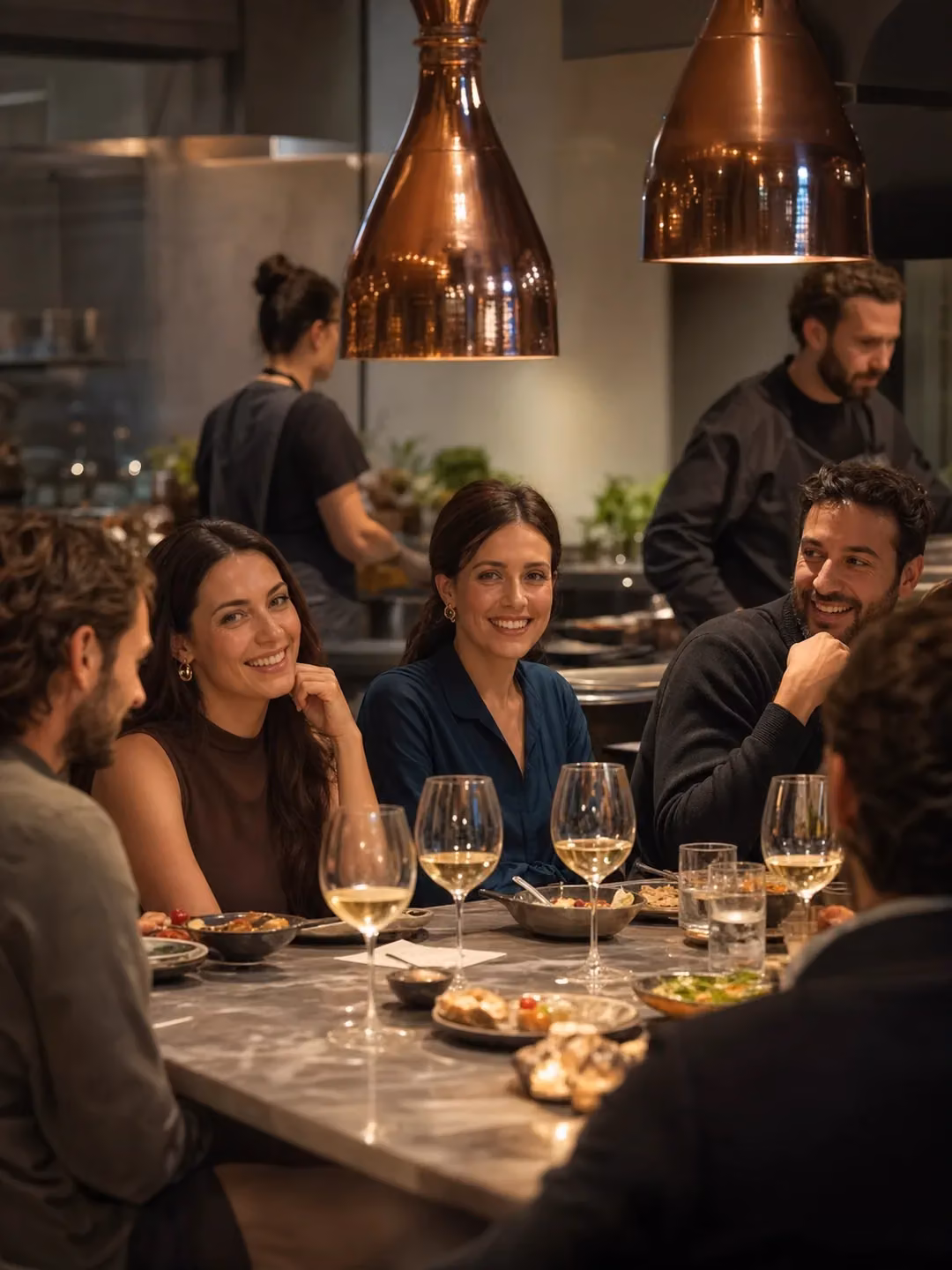 Madrid group travel models dinner package