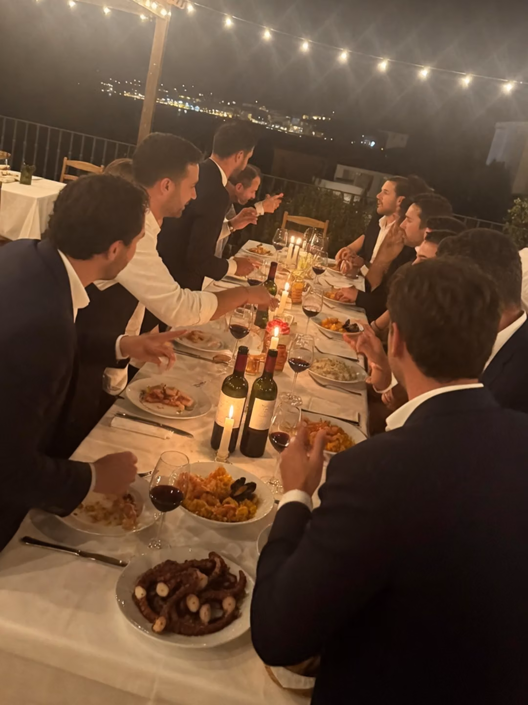 Marbella bachelor models dinner package