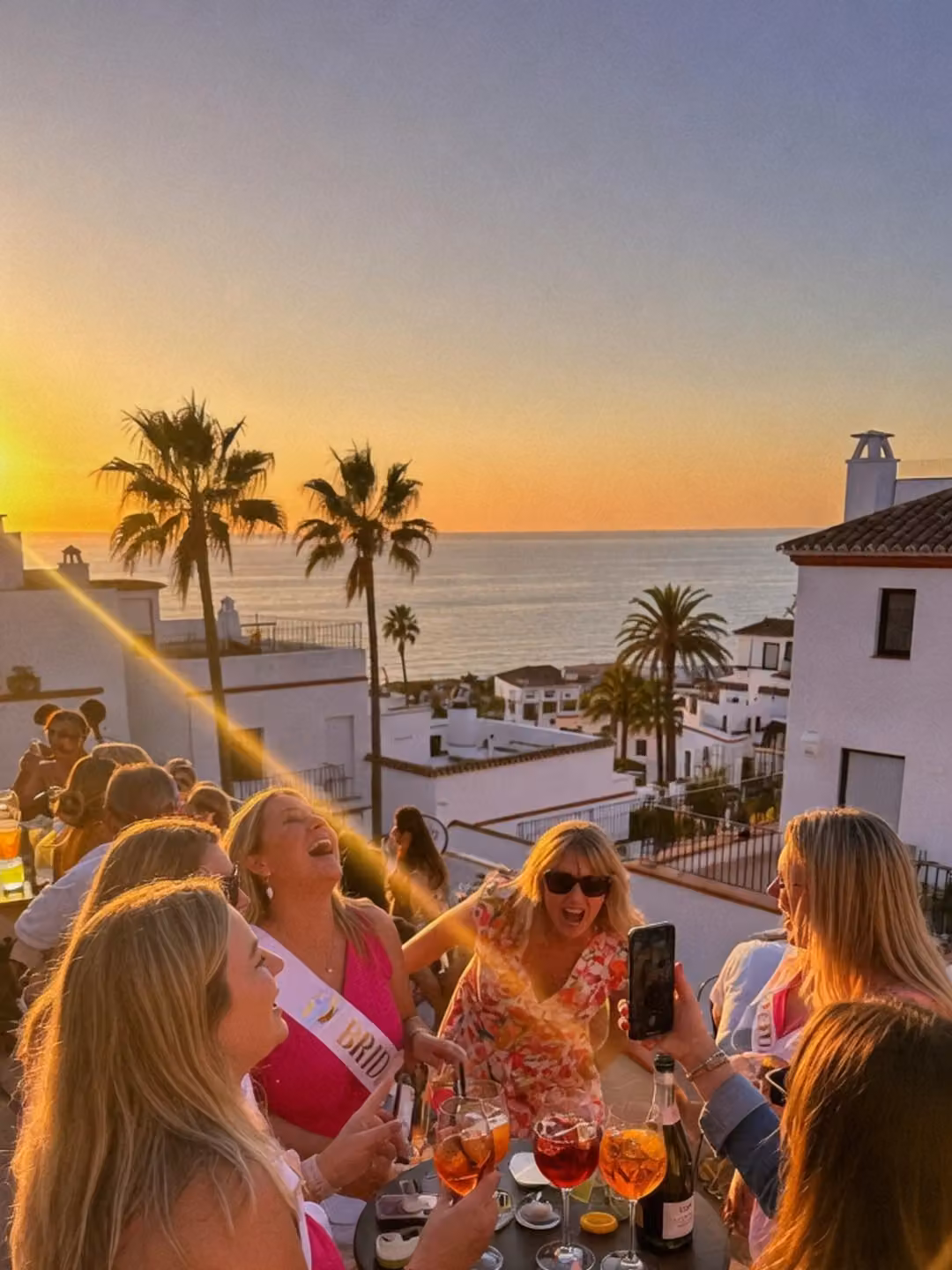 Marbella bachelorette rooftop party package
