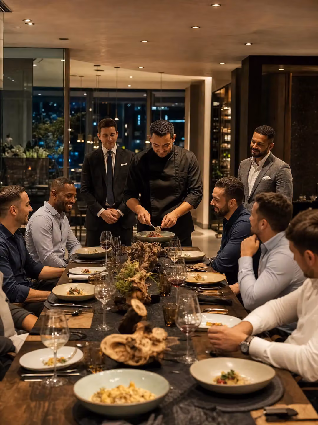 Medellin bachelor models dinner package