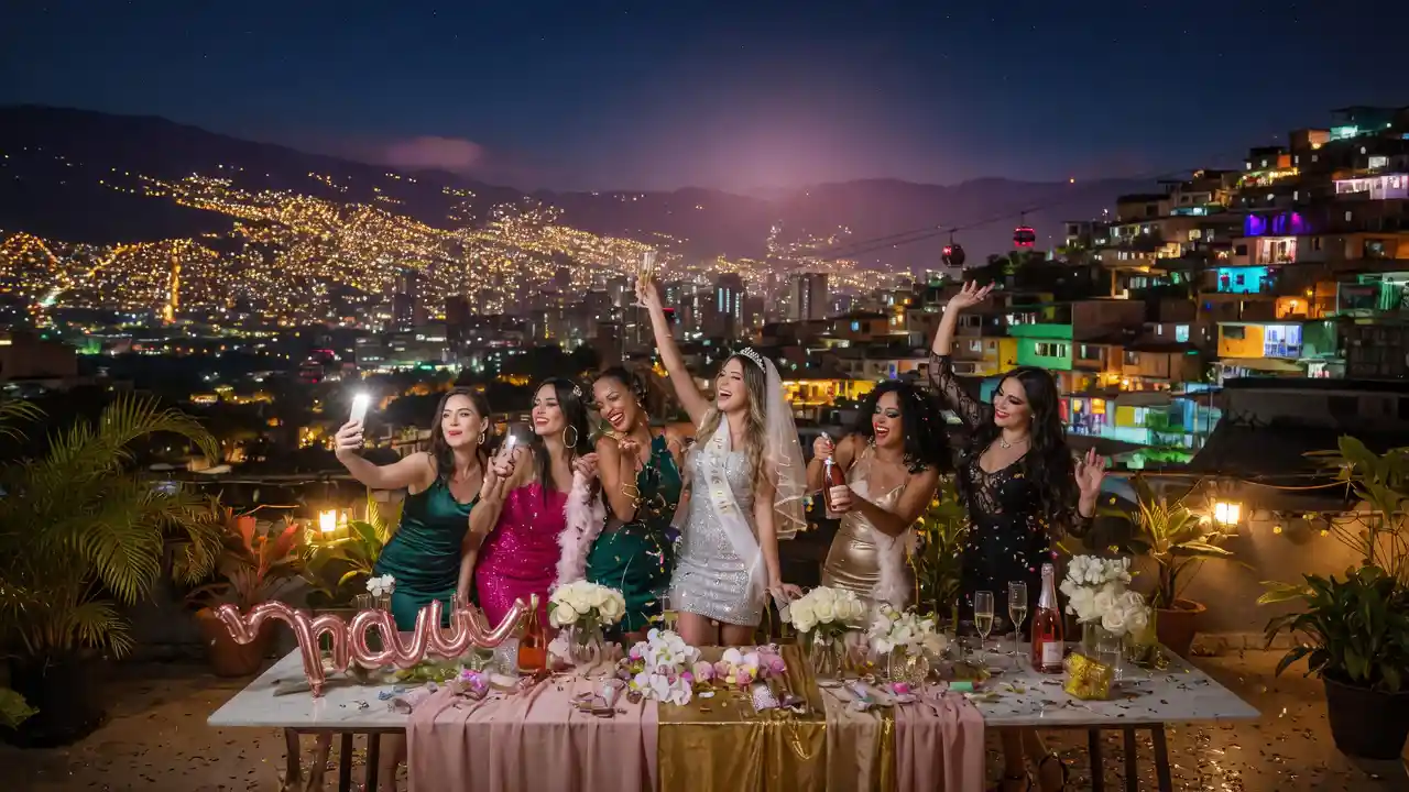 Inside VVIP bachelorette party in Medellin