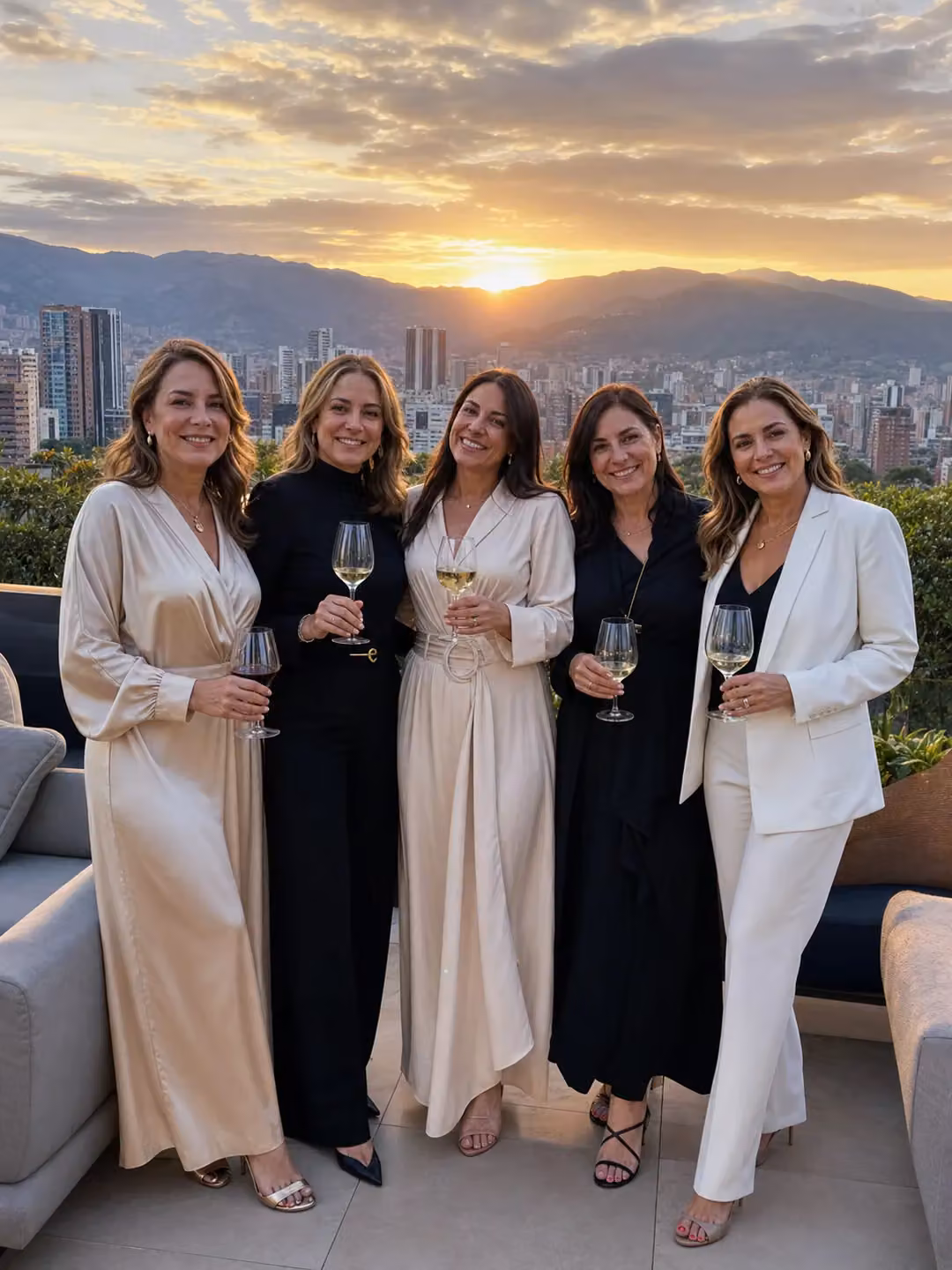 Medellin bachelorette rooftop party package