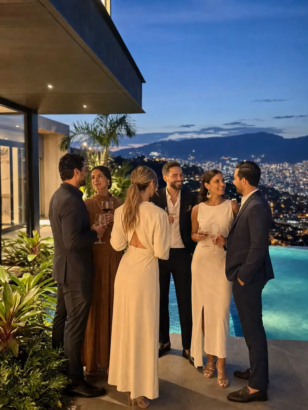Medellin group travel villa party package