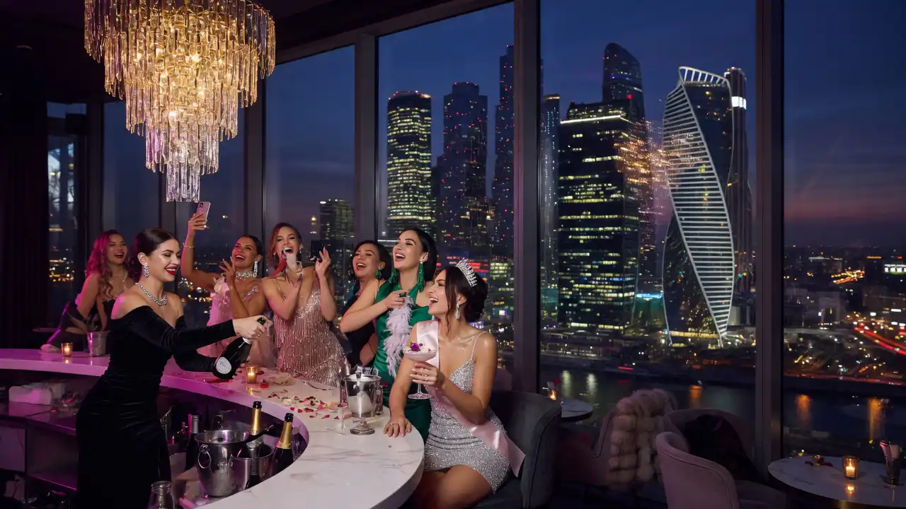 Inside VVIP bachelorette party in Moscow