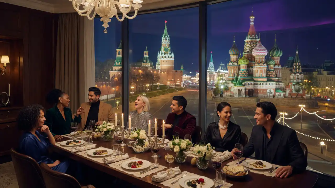Inside VVIP group travel party in Moscow