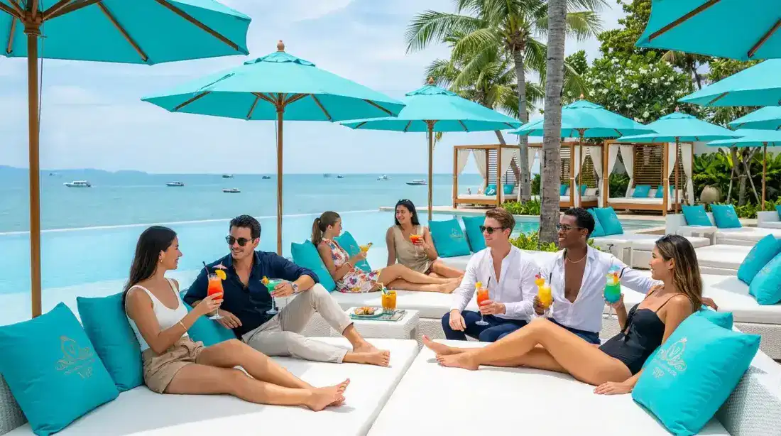 Pattaya group travel beach club package