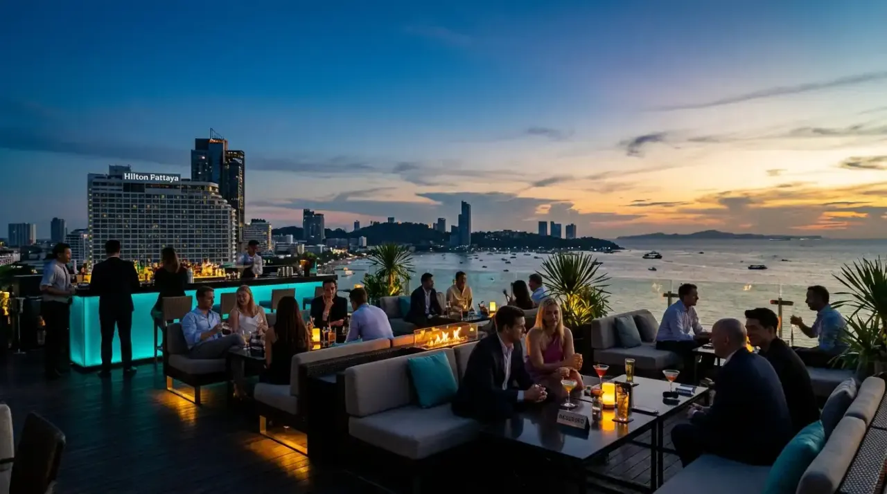 Pattaya group travel rooftop party package
