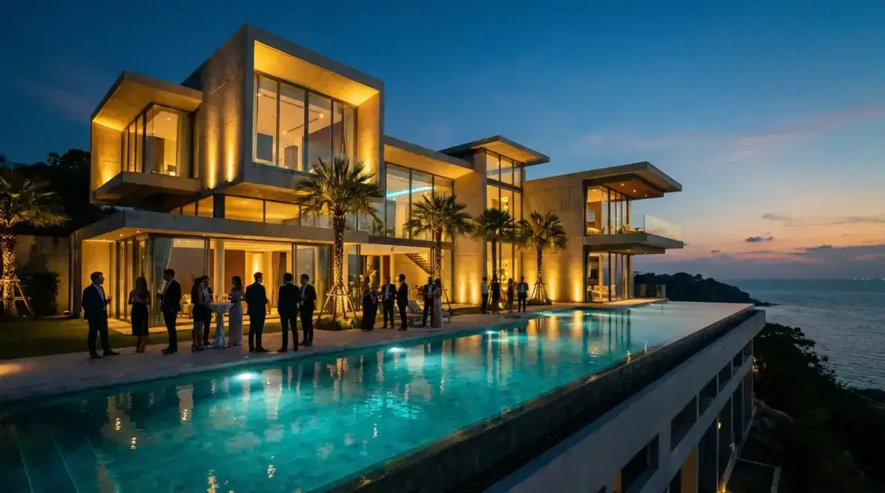 Pattaya group travel villa party package