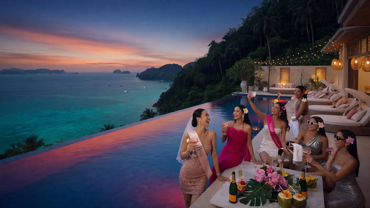Inside VVIP bachelorette party in Phuket