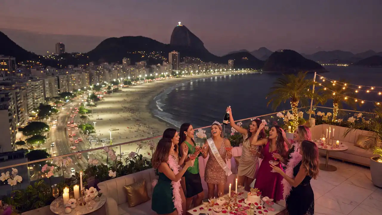 Inside VVIP bachelorette party in Rio de Janeiro