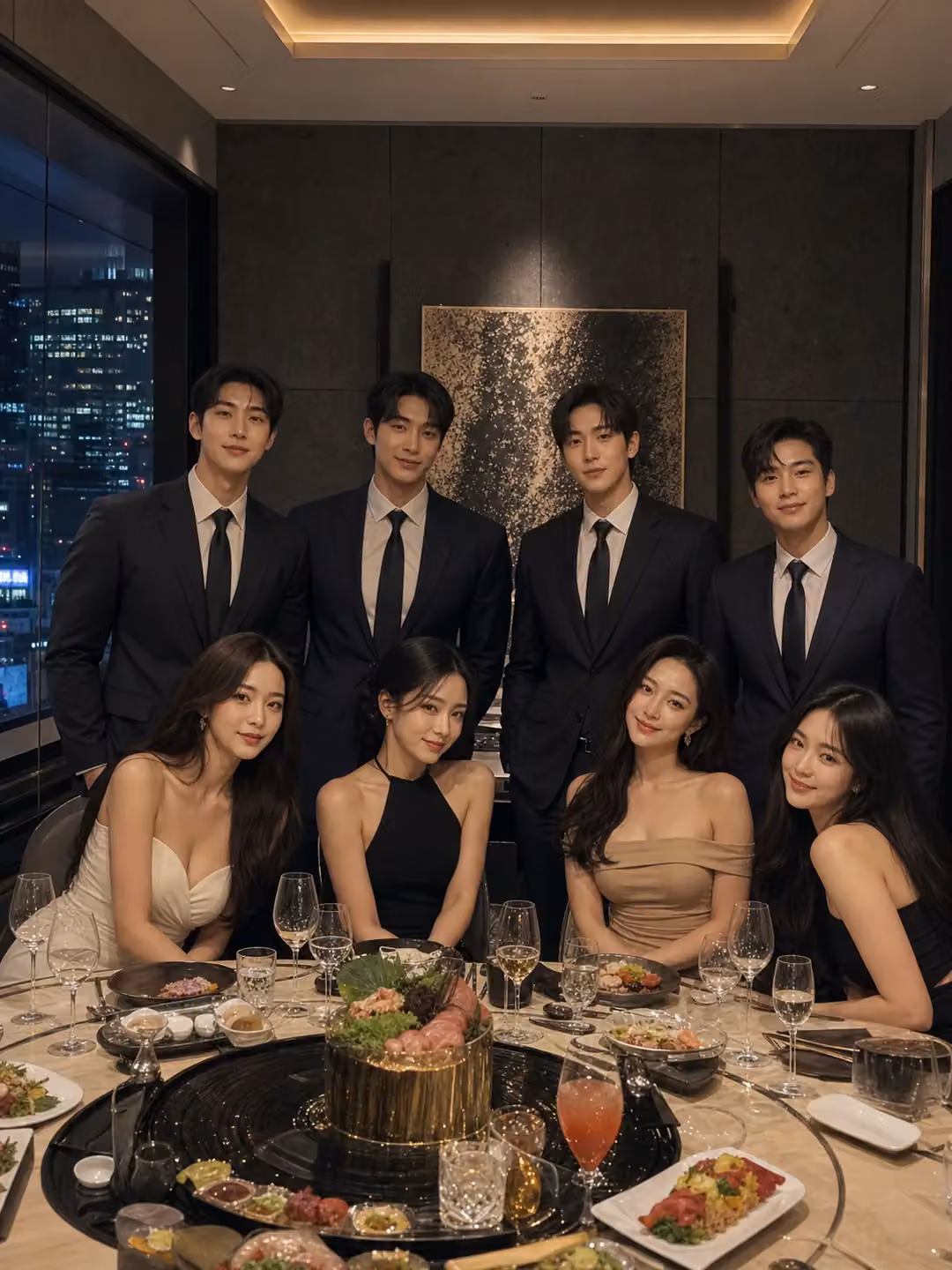 Seoul bachelorette models dinner package