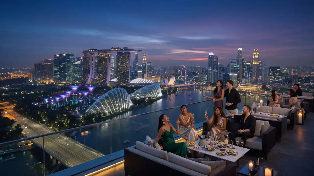 Inside VVIP group travel party in Singapore