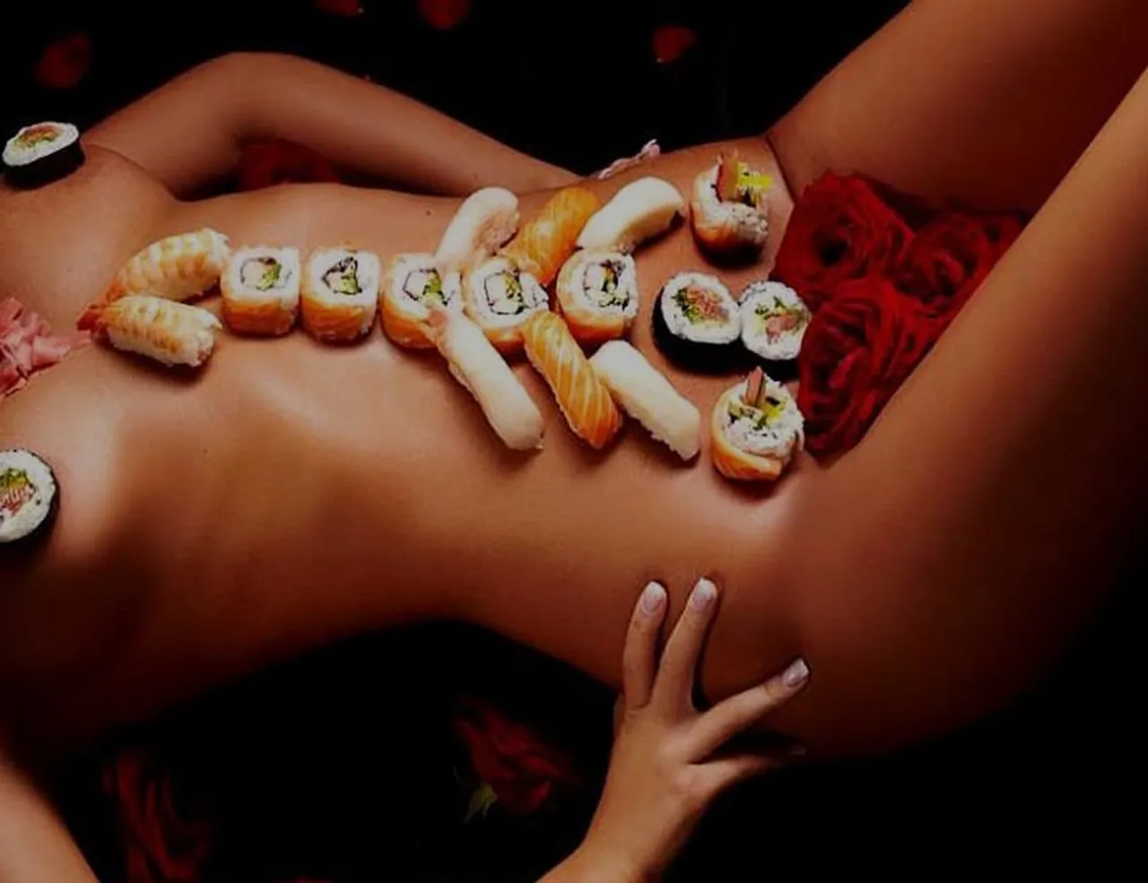 Tokyo group travel nyotaimori sushi experience package